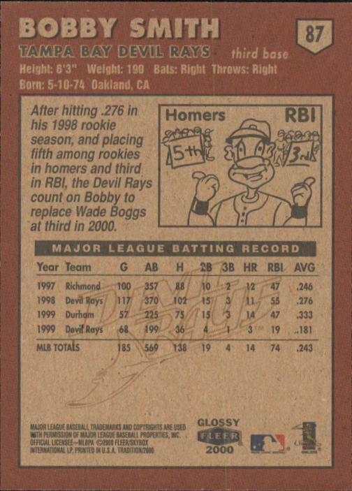 A2321- 2000 Fleer Tradition Glossy BB Cards 1-250 -You Pick- 15+ FREE US SHIP - Picture 166 of 473
