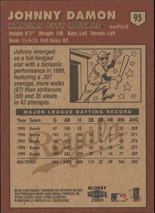A2321- 2000 Fleer Tradition Glossy BB Cards 1-250 -You Pick- 15+ FREE US SHIP - Picture 182 of 473