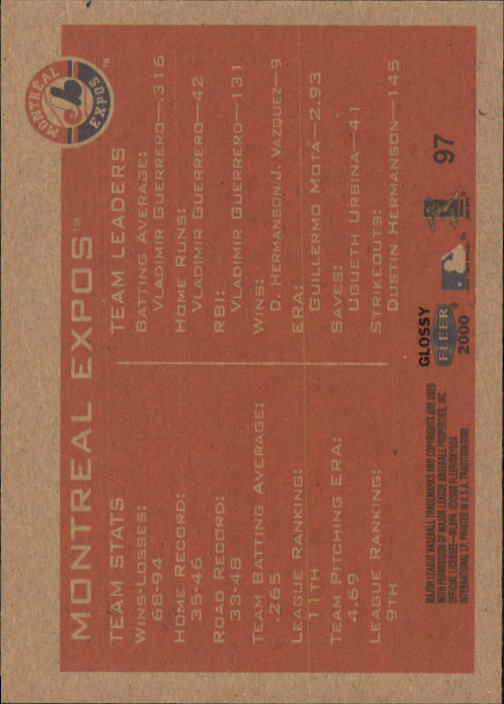 A2321- 2000 Fleer Tradition Glossy BB Cards 1-250 -You Pick- 15+ FREE US SHIP - Picture 186 of 473