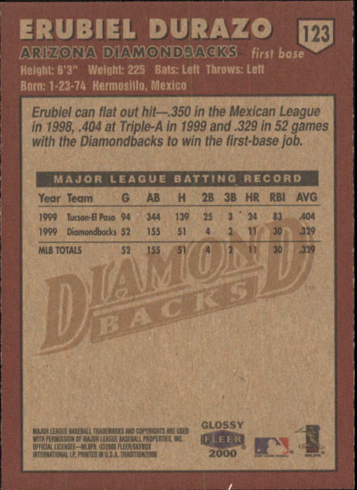 A2321- 2000 Fleer Tradition Glossy BB Cards 1-250 -You Pick- 15+ FREE US SHIP - Picture 236 of 473