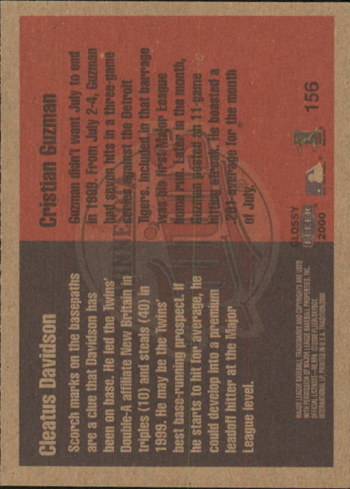 A2321- 2000 Fleer Tradition Glossy BB Cards 1-250 -You Pick- 15+ FREE US SHIP - Picture 296 of 473