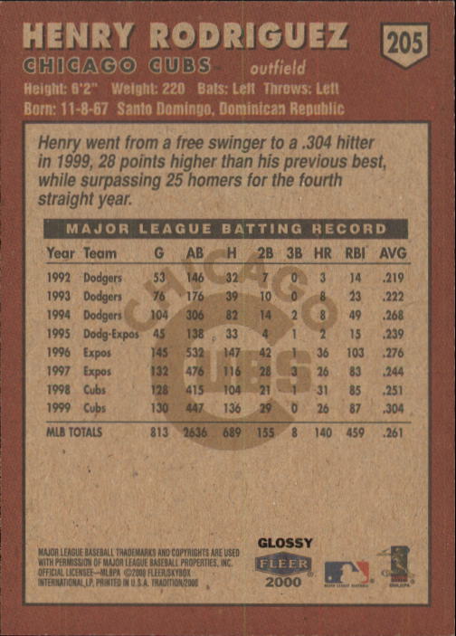 A2321- 2000 Fleer Tradition Glossy BB Cards 1-250 -You Pick- 15+ FREE US SHIP - Picture 385 of 473