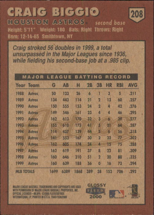 A2321- 2000 Fleer Tradition Glossy BB Cards 1-250 -You Pick- 15+ FREE US SHIP - Picture 391 of 473