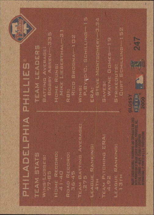 A2321- 2000 Fleer Tradition Glossy BB Cards 1-250 -You Pick- 15+ FREE US SHIP - Picture 467 of 473