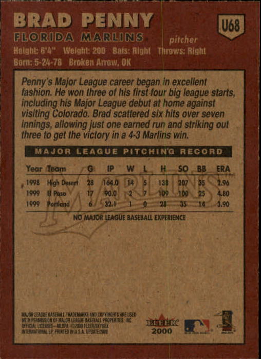 2000 Fleer Tradition Update Baseball "Main Set" Base Cards - Picture 133 of 297