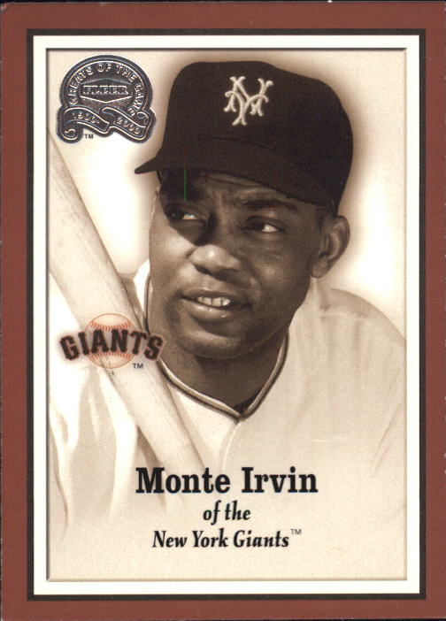 2000 Greats of the Game #3 Monte Irvin