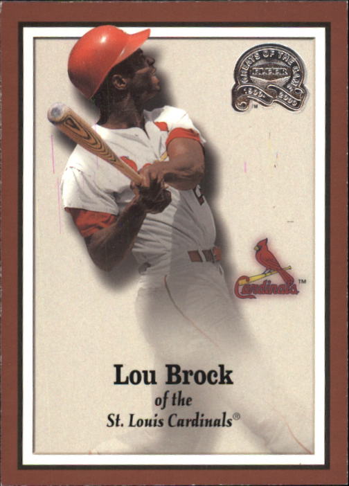 2000 Greats of the Game #73 Lou Brock