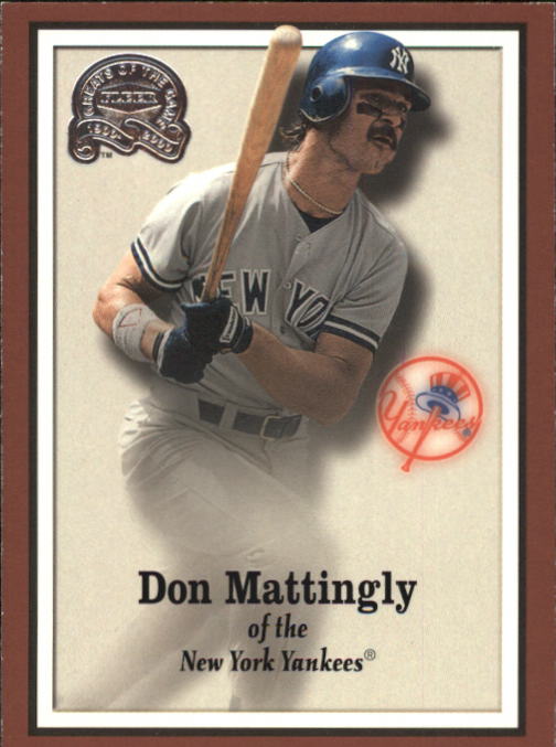 2000 Greats of the Game #99 Don Mattingly