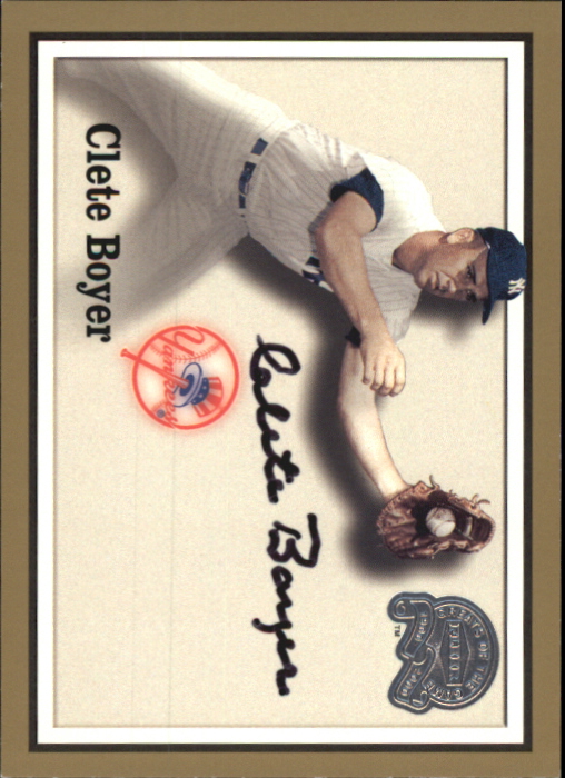 2000 Greats of the Game Autographs #11 Clete Boyer