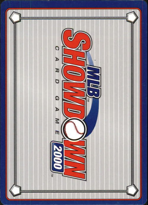 2000 MLB Showdown 1st Edition #1 Garret Anderson back image
