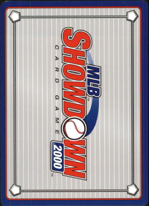 2000 MLB Showdown 1st Edition #6 Troy Glaus back image