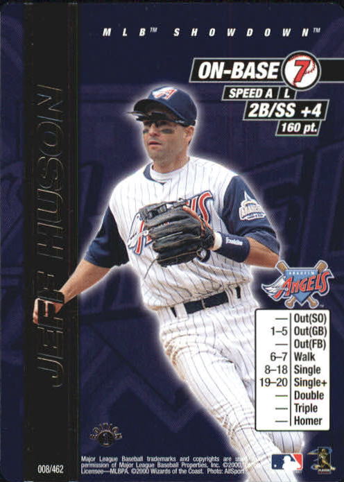 2000 MLB Showdown 1st Edition #8 Jeff Huson