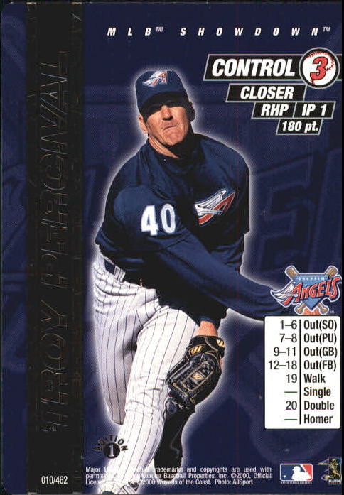 2000 MLB Showdown 1st Edition #10 Troy Percival