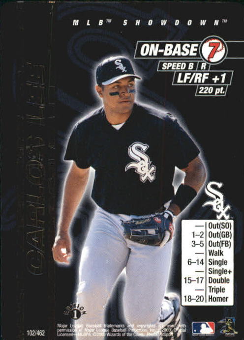 2000 MLB Showdown 1st Edition #102 Carlos Lee