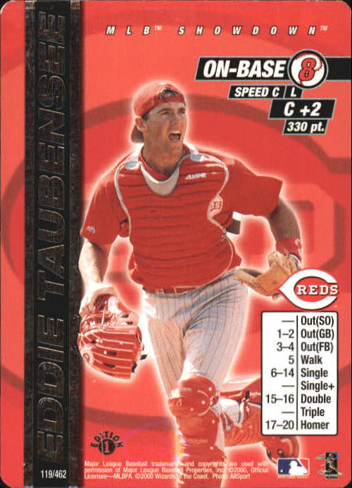 2000 MLB Showdown 1st Edition #119 Eddie Taubensee