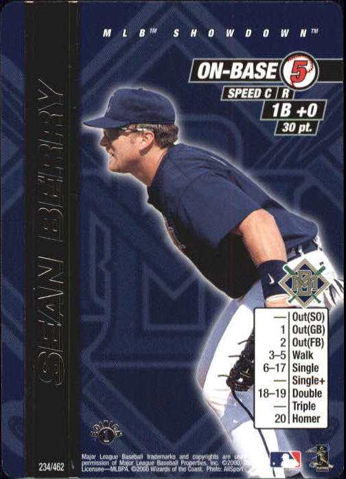 2000 MLB Showdown 1st Edition #234 Sean Berry