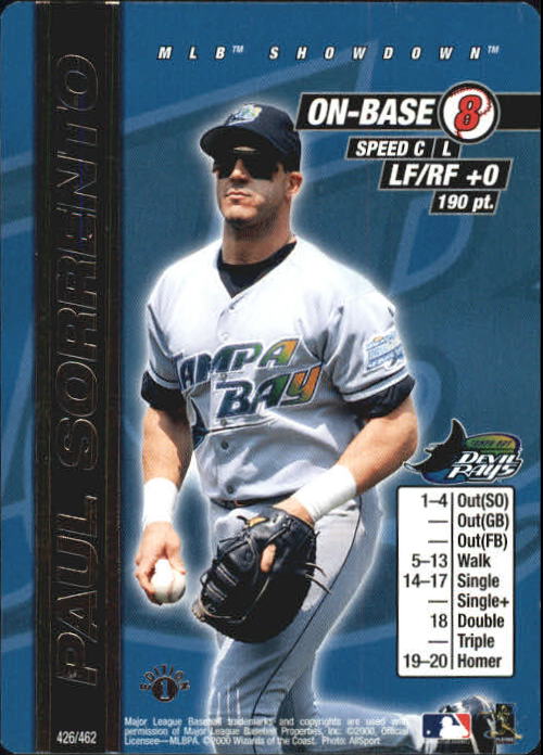 B1819- 2000 MLB Showdown Baseball Verschiedene Cards2 -du Pick- 15 + Kostenlose - Bild 279 von 374