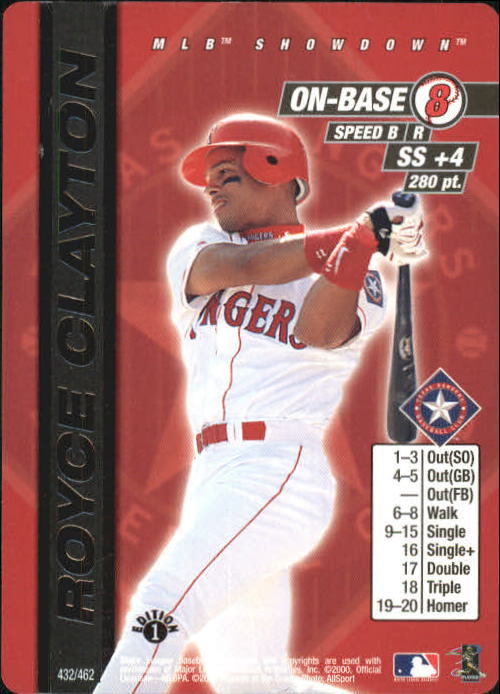 2000 MLB Showdown 1st Edition #432 Royce Clayton