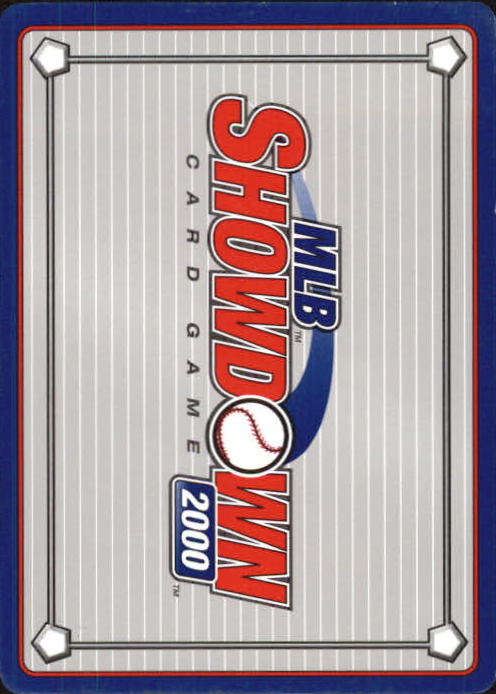 2000 MLB Showdown 1st Edition #434 Juan Gonzalez back image