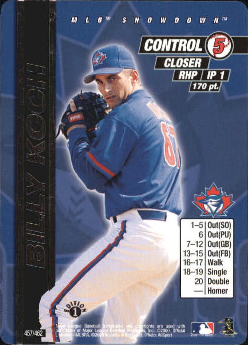 B1819- 2000 MLB Showdown Baseball Verschiedene Cards2 -du Pick- 15 + Kostenlose - Bild 327 von 374