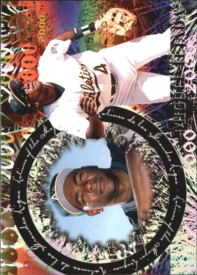 2000 Pacific Crown Collection Latinos of the Major Leagues #25 Miguel Tejada