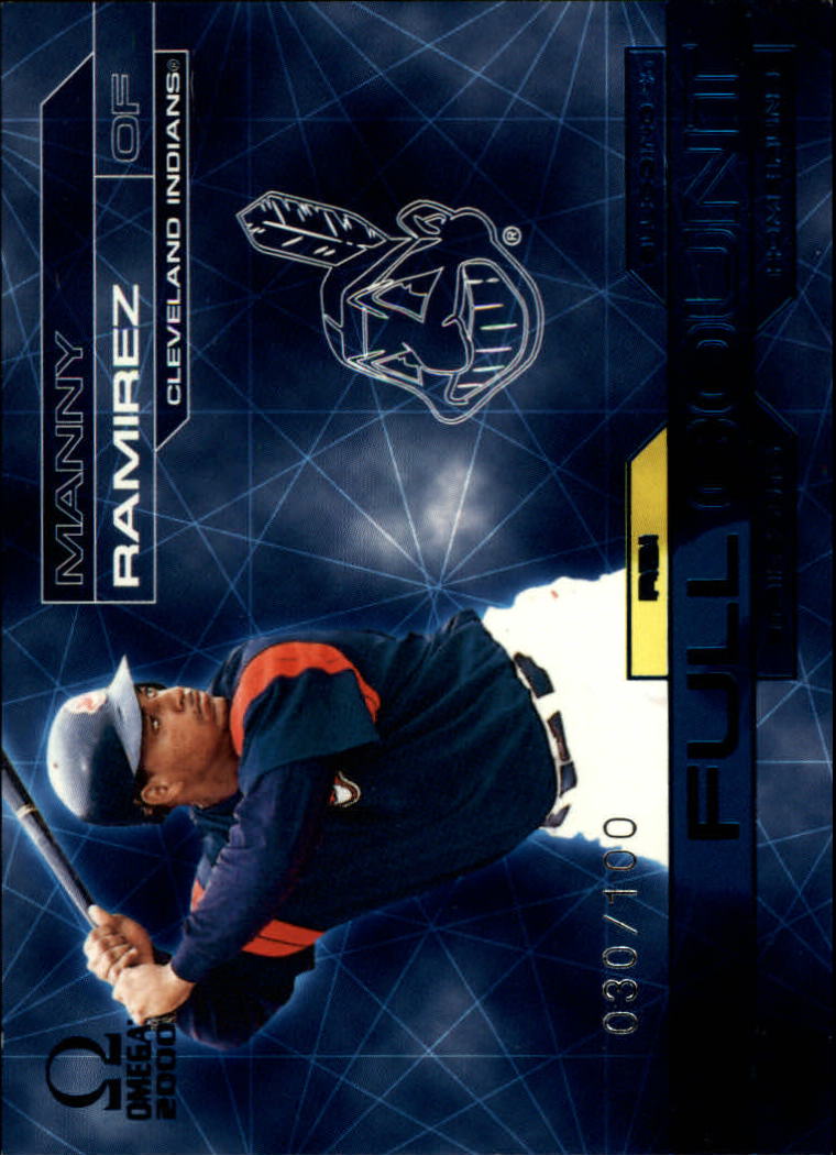 2000 Pacific Omega Full Count Numbered #2 Manny Ramirez/100