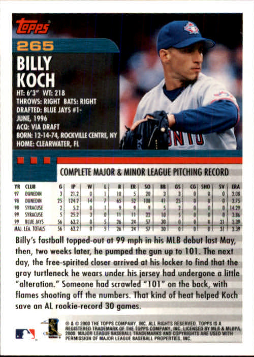 A1917- 2000 Topps Baseball Karten 245-478 + Einsätze -du Pick- 15 + Gratis US - Bild 37 von 415