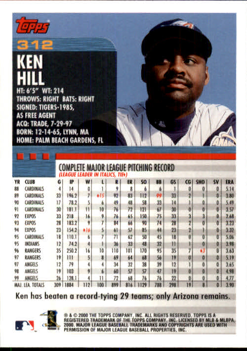 A1917- 2000 Topps Baseball Karten 245-478 + Einsätze -du Pick- 15 + Gratis US - Bild 129 von 415