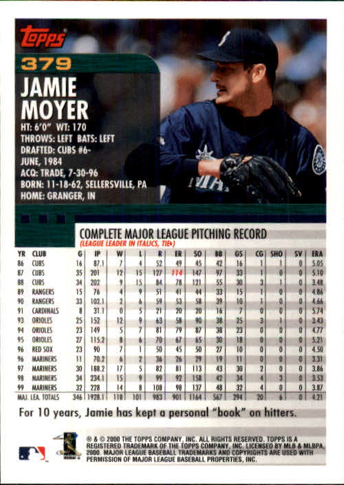 A1917- 2000 Topps Baseball Karten 245-478 + Einsätze -du Pick- 15 + Gratis US - Bild 253 von 415