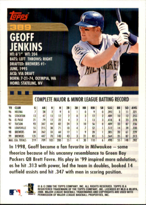 A1917- 2000 Topps Baseball Karten 245-478 + Einsätze -du Pick- 15 + Gratis US - Bild 273 von 415