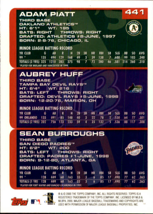 A1917- 2000 Topps Baseball Karten 245-478 + Einsätze -du Pick- 15 + Gratis US - Bild 369 von 415