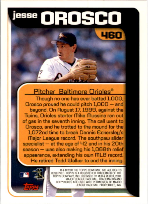 A1917- 2000 Topps Baseball Karten 245-478 + Einsätze -du Pick- 15 + Gratis US - Bild 395 von 415