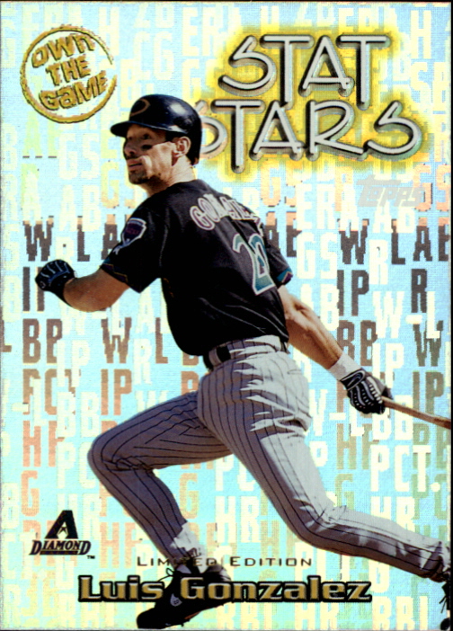 2000 Topps Limited Own the Game #OTG3 Luis Gonzalez