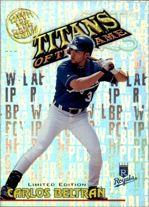 2000 Topps Limited Own the Game #OTG26 Carlos Beltran