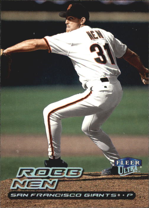Robb Nen autographed baseball card (Florida Marlins) 1995 Score #187
