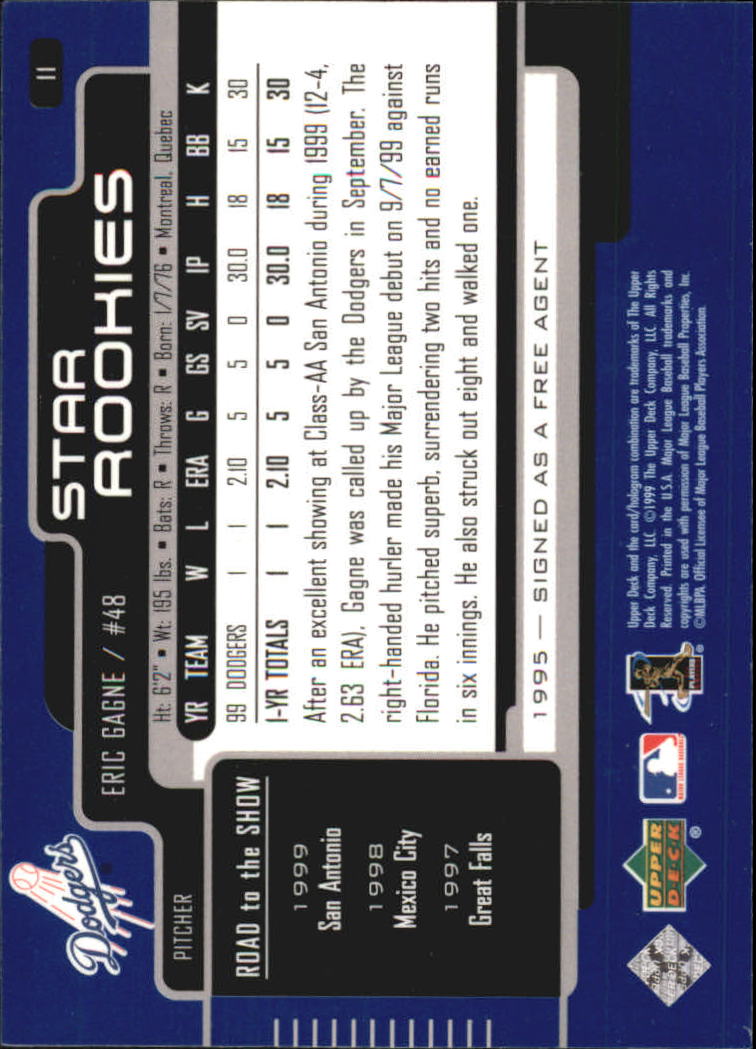 Eric Gagne Baseball Stats by Baseball Almanac