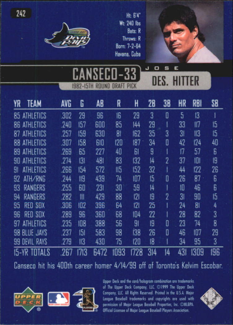 B1283- 2000 Upper Deck BB Card #s 1-250 +Rookies -You Pick- 15+ FREE US SHIP - Picture 475 of 491