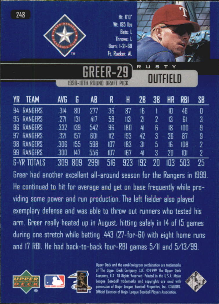 B1283- 2000 Upper Deck BB Card #s 1-250 +Rookies -You Pick- 15+ FREE US SHIP - Picture 487 of 491