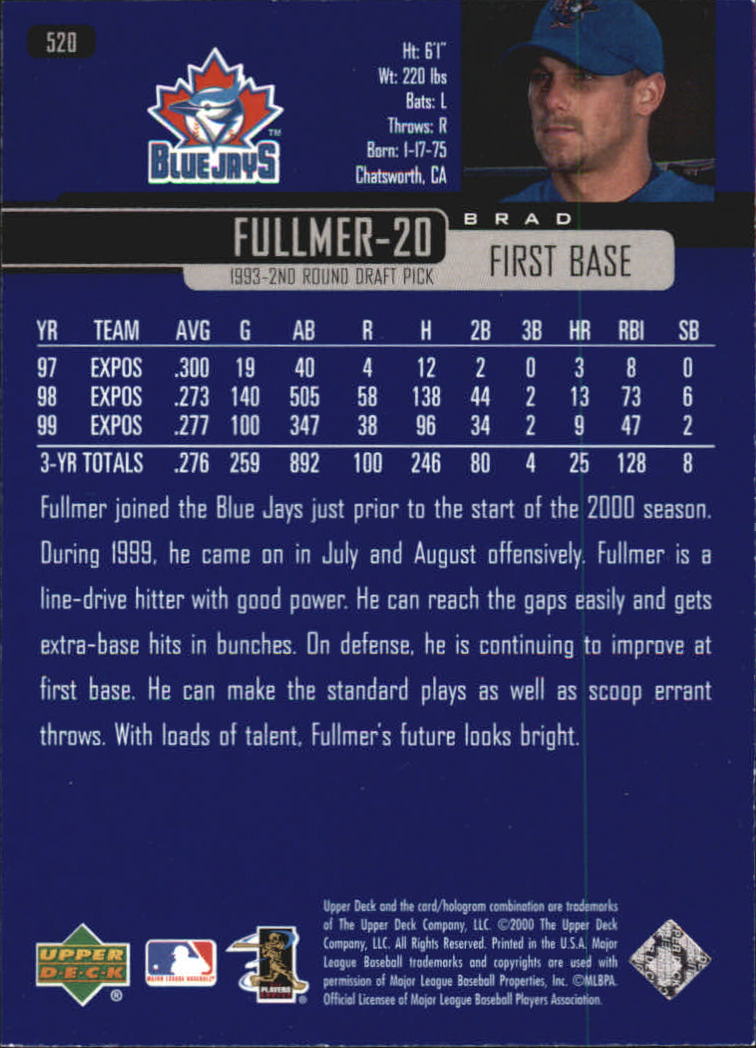 B1283- 2000 Upper Deck BB Karten 501-540 + Einsätze -du Pick- 15 + Gratis US - Bild 41 von 126