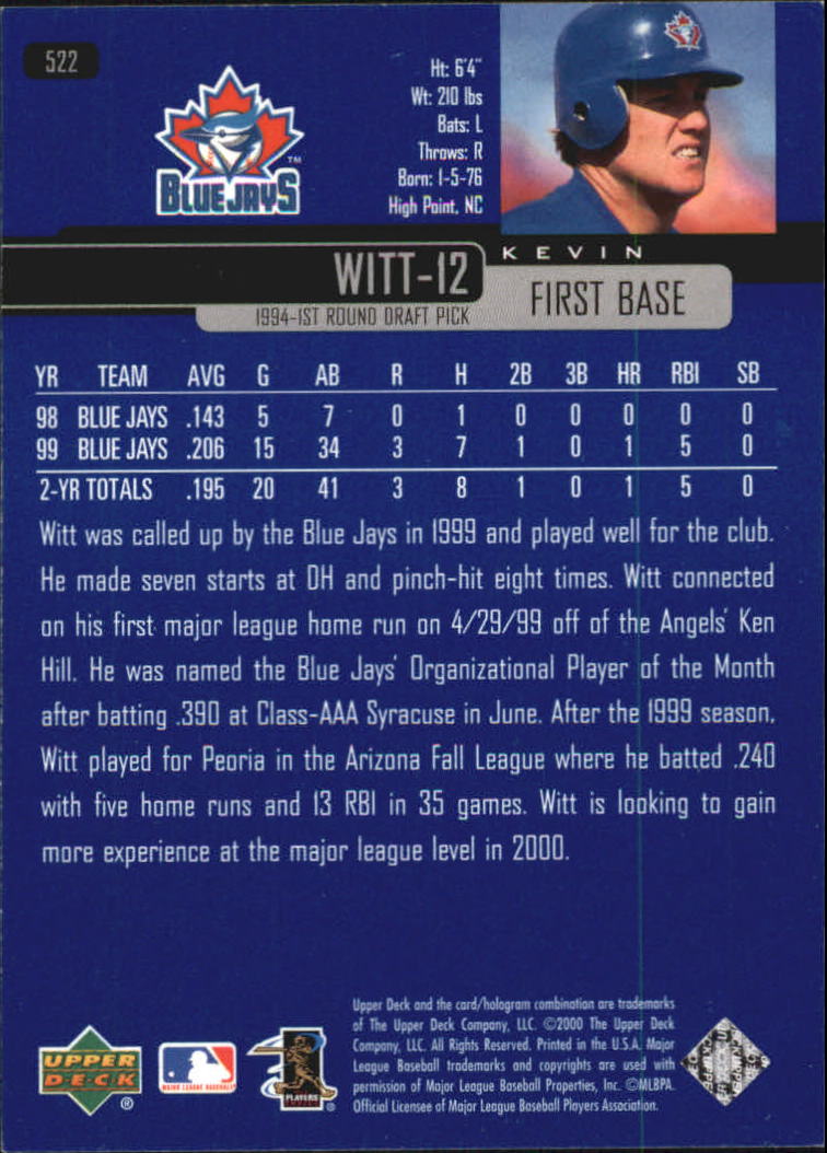 B1283- 2000 Upper Deck BB Karten 501-540 + Einsätze -du Pick- 15 + Gratis US - Bild 45 von 126