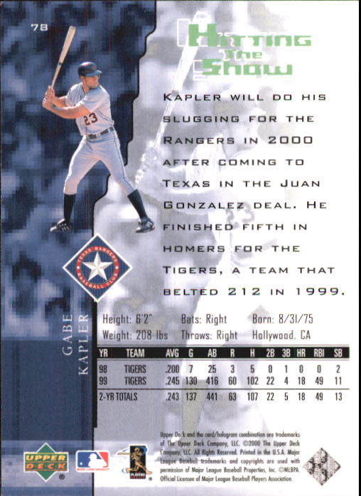 A6745- 2000 Upper Deck Hitter's Verein BB Versch. Karten -du Pick- 15 + Gratis - Bild 135 von 159