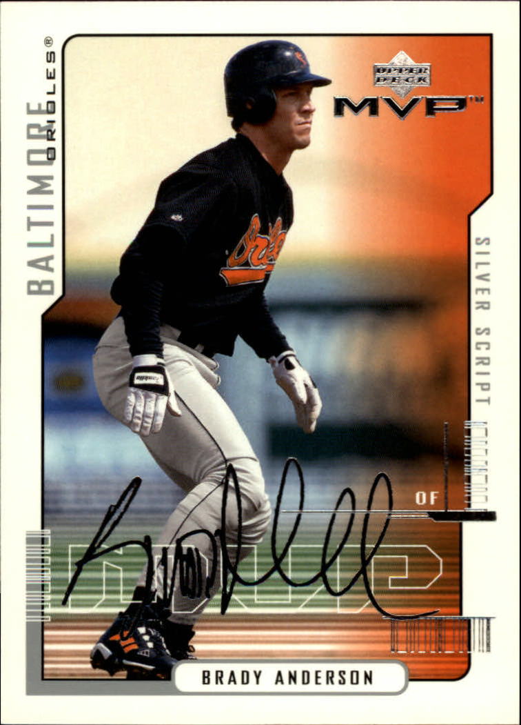 2000 Upper Deck MVP Silver Script #127 Brady Anderson