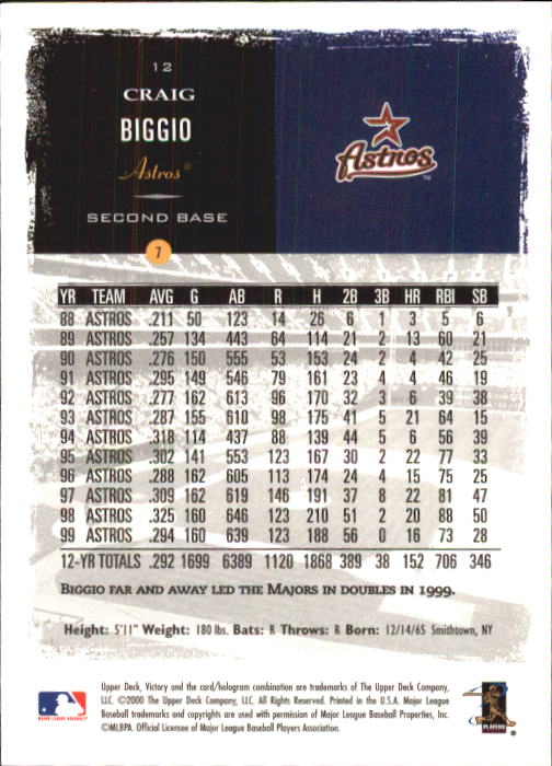 B3902- 2000 Upper Deck Victory BB #s 1-250 +Rookies -You Pick- 15+ FREE US SHIP - Bild 25 von 496
