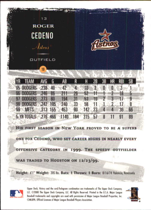 B3902- 2000 Upper Deck Victory BB #s 1-250 +Rookies -You Pick- 15+ FREE US SHIP - Bild 27 von 496