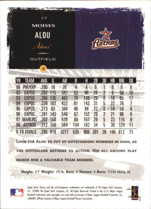 B3902- 2000 Upper Deck Victory BB #s 1-250 +Rookies -You Pick- 15+ FREE US SHIP - Bild 35 von 496