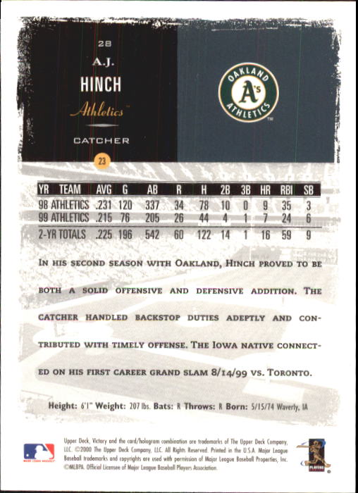 B3902- 2000 Upper Deck Victory BB #s 1-250 +Rookies -You Pick- 15+ FREE US SHIP - Bild 57 von 496