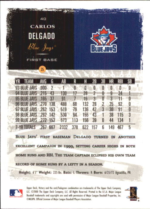 B3902- 2000 Upper Deck Victory BB #s 1-250 +Rookies -You Pick- 15+ FREE US SHIP - Bild 81 von 496
