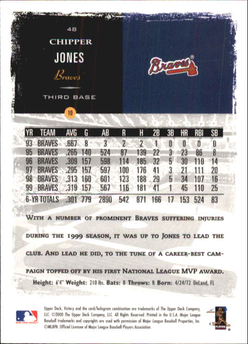 B3902- 2000 Upper Deck Victory BB #s 1-250 +Rookies -You Pick- 15+ FREE US SHIP - Bild 97 von 496