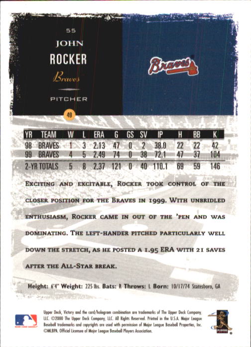 B3902- 2000 Upper Deck Victory BB #s 1-250 +Rookies -You Pick- 15+ FREE US SHIP - Bild 111 von 496