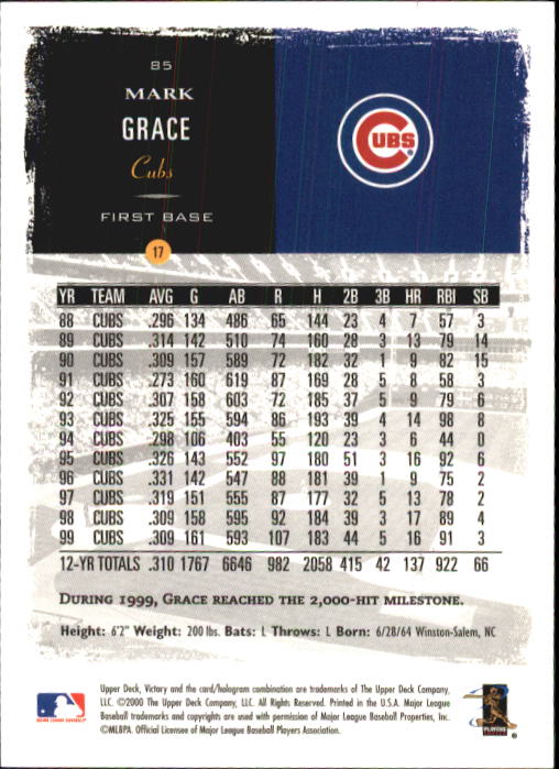B3902- 2000 Upper Deck Victory BB #s 1-250 +Rookies -You Pick- 15+ FREE US SHIP - Bild 169 von 496